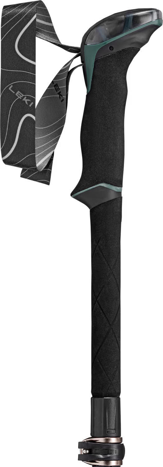 Leki Makalu FX Carbon Unisex Wanderstöcke Trekkingstöcke Faltstöcke grau/grün